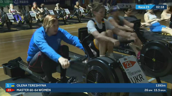 Олена Терьошина -  чемпіонка світу з веслування на ергометрах - 2020.
